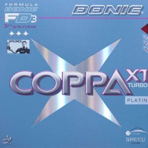 DONIC COPPA X1 TURBO PLATIN Max Negra