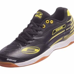 DONIC SHOES ULTRA POWER III BLACK AND YELLOW (EURO 38)