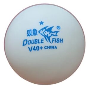 DOUBLE FISH PELOTITAS V40+ S1 Envase x 100 Unidades Blancas