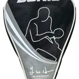FUNDA DONIC WALDNER NEGRA Y PLATA